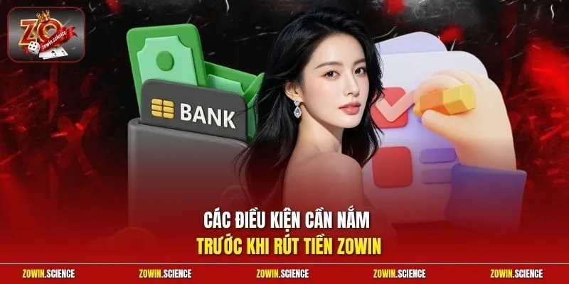 Các điều kiện cần nắm trước khi rút tiền Zowin