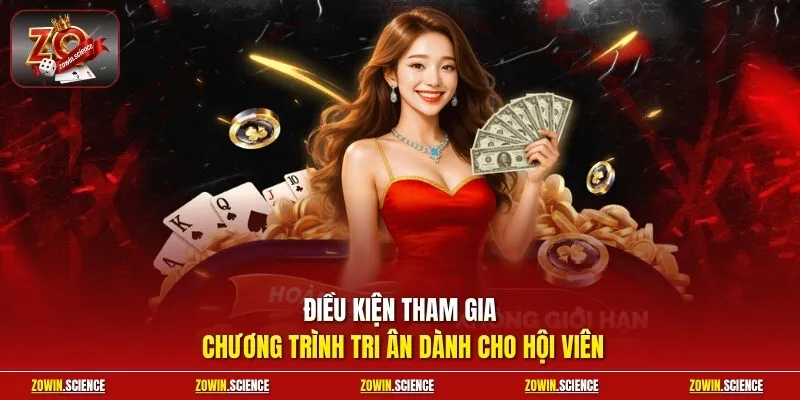 Điều kiện tham gia chương trình tri ân dành cho hội viên