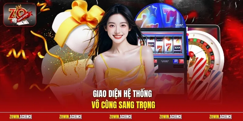 Giao diện hệ thống vô cùng sang trọng