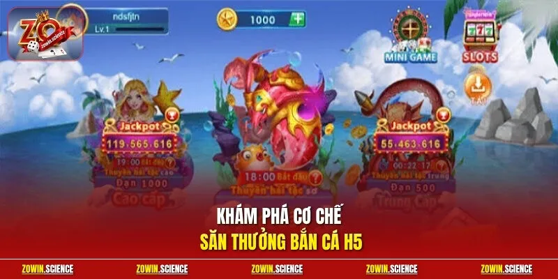 Khám phá cơ chế săn thưởng bắn cá H5