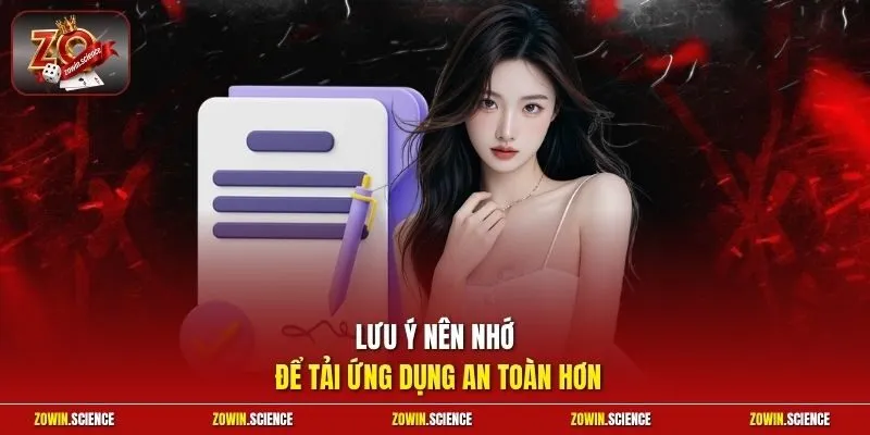 Lưu ý nên nhớ để tải ứng dụng an toàn hơn