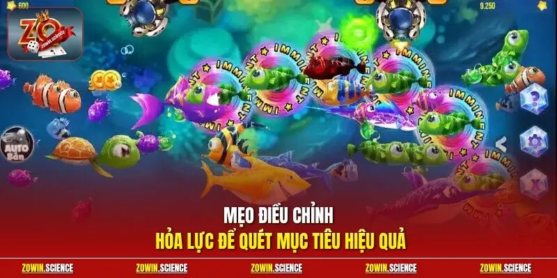 Mẹo điều chỉnh hỏa lực để quét mục tiêu hiệu quả