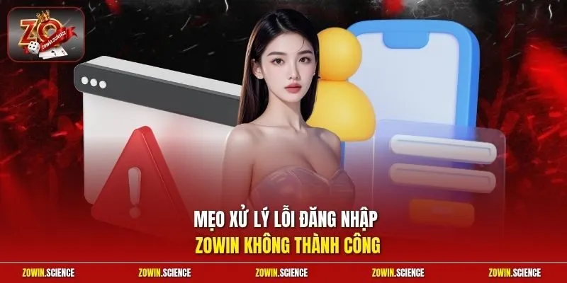 Mẹo xử lý lỗi đăng nhập Zowin không thành công