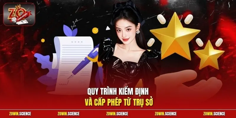 Quy trình kiểm định và cấp phép từ trụ sở