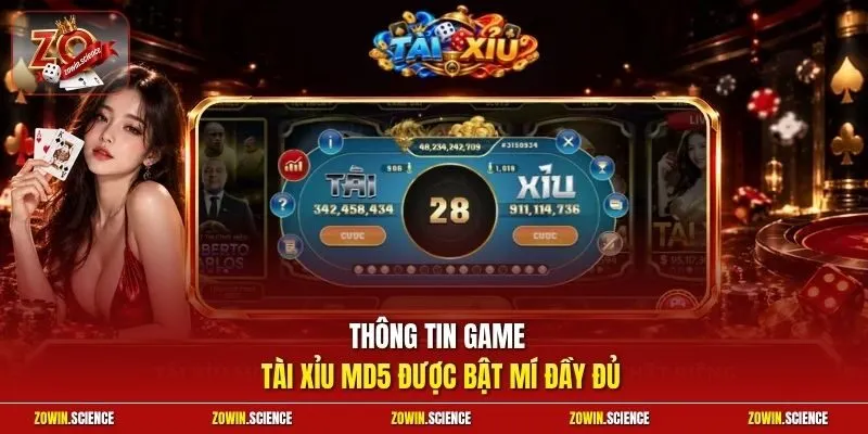 Thông tin game tài xỉu MD5 được bật mí đầy đủ