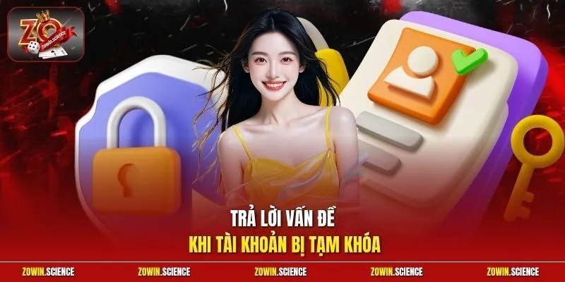Trả lời vấn đề khi tài khoản bị tạm khóa