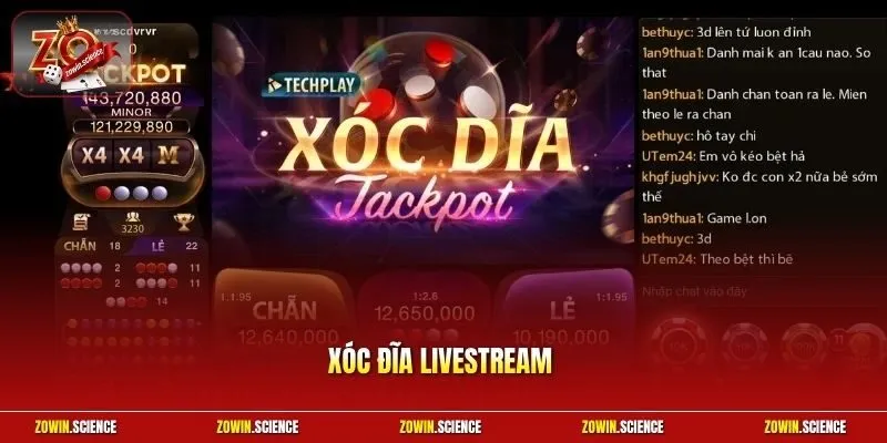 Xóc đĩa livestream